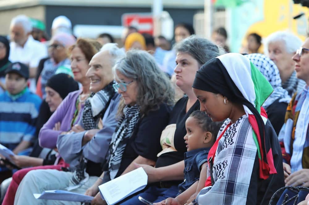 Shabbos against Genocide in Palestine at Tennyson Street Mosque